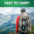 thumbnail image 5 of (4 Pack) Emergency Space Blankets - Extra Large Thermal Survival Blankets for Emergency with EVA Bag & Carabiner Clip, 84"x 60", Black, 5 of 7