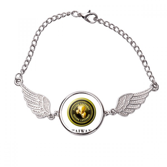 Logo Taiwan farolillos voladores Pulsera pulsera pulsera alas de ángel pulsera