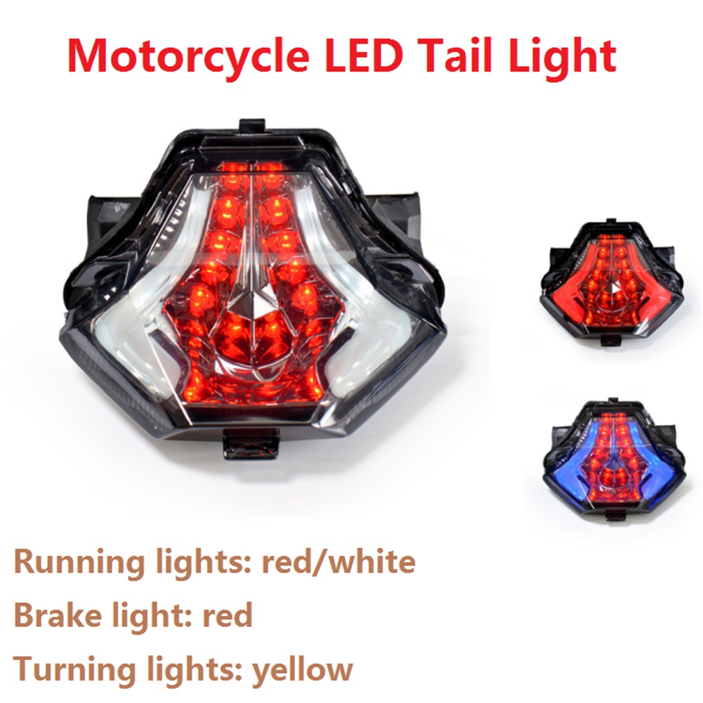 Motorcycle LED Running Flashing Light Tail Brake Blinker Turn Signal