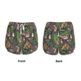thumbnail image 3 of Pofeuu Forest Animals And Plants Print Women's Athletic Shorts Running Workout Shorts Tummy Control Quick Dry Gym Shorts with Pockets Double layer sports shorts-Medium, 3 of 7