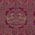 thumbnail image 5 of Stylo Culture Bohemian Dining Table Runner Purple Gold Elephant & Floral Brocade Jacquard Rectangle Home Decor Indian Coffee Table Cloth | 60x16 Inches ( 152 x 40 cm), 5 of 5