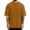 Khaki, variant on Mens Fashion Short Sleeve Tshirts Solid Color Oversized T-shirts for Men Summer Basic Short Sleeve Loose Fit Tops Khaki XXXL