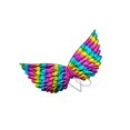 thumbnail image 4 of Shengyu Magnifique Aile de Fée Aile de Papillon Accessoire pour Costume de Carnaval Coloré 43cm 5Ensemble, 4 of 6