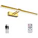 thumbnail image 3 of FUNCHDAY Picture Light, Remote Control Picture Light with Dimmable and Timer,Wireless Battery Picture Lights for Paintings,16" Rechargeable Art Light for Display,Wall,Artwork,Portrait,Dartboard (Gold), 3 of 10