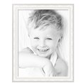 thumbnail image 2 of ArtToFrames 25" x 33" Majestic White Picture Frame, 25x33 inch Silver Wood Poster Frame (WOM-5198),  Pack, 2 of 7