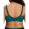 thumbnail image 3 of Deyllo Women Plus Size Push Up Bras Full Coverage Minimizer Bra Non Padded Unlined Green Bras Clothes-Size 36C, 3 of 4