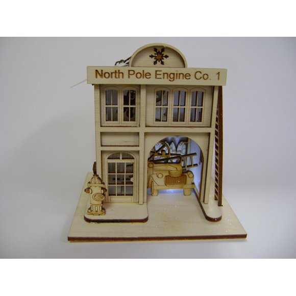 Ginger Cottages - North Pole Engine Company #1, Firehouse GC120