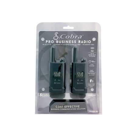 Cobra - Pro Business, 22-Channels 2-Way Radios (Pair) - Black