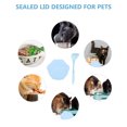 thumbnail image 3 of unbranded 1Set Blue Silicone Can Lid for Pet Food Sealed Cover Spoon Practical Storage Use, 3 of 8