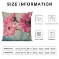 thumbnail image 5 of BANET , Gerbera Flower in Picture Summer Theme , Decorative Pillow Case 20x20in, 5 of 5