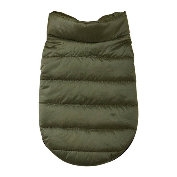 Sywqhk Perro Cachorro Invierno Cálido Abrigo Chaqueta Gato Gatito Prevenir Chaleco Frío (M Verde) Sywqhk Para estrenar