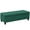 Dark Green, variant on HOMCOM Linen Fabric Wood Feet Entry Bench, Contemporary Home Decor Grey