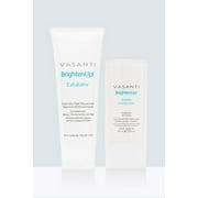 Vasanti Brighten up! Exfoliator + Amplify Moisturizer Kit - Cruelty-Free Natural Facial Skincare