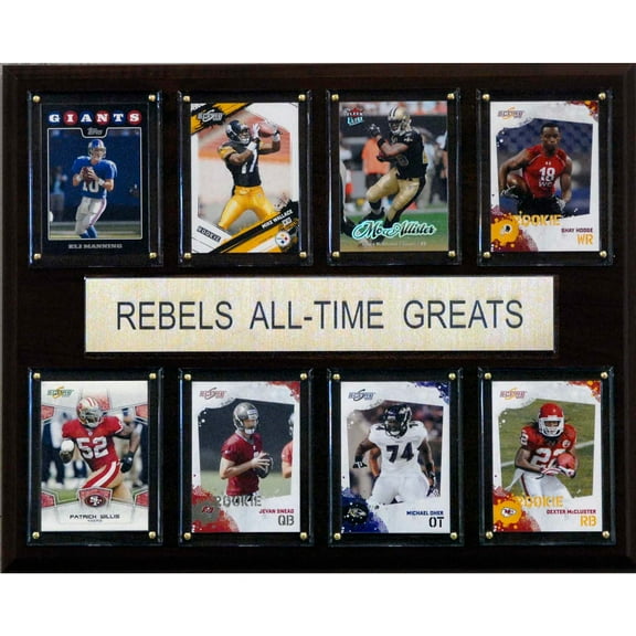 Ole Miss Rebels 12'' x 15'' All-Time Greats Plaque