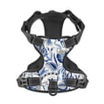 thumbnail image 4 of Lsque Blue Paisley Dog Harness, No-Pull Pet Harness with 2 Leash Clips, Adjustable Soft Padded Dog Vest with Easy Control Handle for Large Dogs-X-Large, 4 of 9