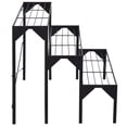 thumbnail image 3 of Topbuy 3-Tier Metal Flower Plant Shelf Stand Display Rack Black, 3 of 6