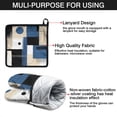 thumbnail image 7 of Blue and Grey Abstract Art Artwork Kitchen Oven Mitt and Pot Holder Sets 4 Pcs for Baking, Cooking and Grilling, Heat Resistant Up To 392 °F, 7 of 7