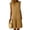 Yellow, variant on Women's Cotton Linen Dress Crew Neck Loose Ruffled Sleeveless Tank Sundress Summer Casual Vacation Wear (XL, Green)
