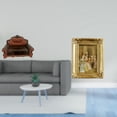 thumbnail image 2 of HILABEE Miniature Resin Sofa Chair Photo Frame Model DIY Accessory Furniture Room Display Holder Poster Glass Front Picture Frame for Desktop Tabletop Wall Bedroom Office Decorations, 2 of 7