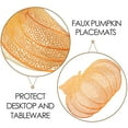 thumbnail image 3 of FOMIYES Nordic Pumpkin Table Placemat Waterproof for Home and Restaurant Dining Decor, 3 of 6
