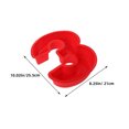 thumbnail image 2 of GOOHOCHY Silicone Number Cake Pans 2Pcs Red Temperature Resistant Non Stick For Bakers Birthday Celebration, 2 of 8