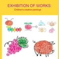 thumbnail image 4 of Kids Finger Painting Set, Funny Book DIY Easy Clean Up Finger Paint Set Washable  for Clothes, 4 of 7