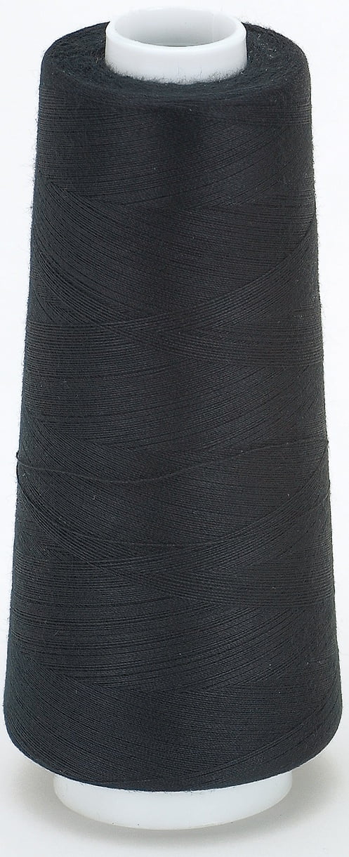 Coats Surelock Overlock Thread 3,000yd - Black, Multipack of 24