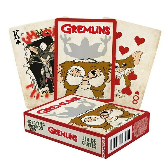 Gremlins (Horror Movie, Gizmo, Mogwai) Playing Cards by AQUARIUS