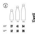 thumbnail image 2 of S'well Vacuum Insulated Stainless Steel Water Bottle, Teakwood, 25 oz, 2 of 5