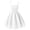 White, variant on Girls Tie Strap Solid Color A-Line Sundress Ruched Bust Double Layer Ruffle Hem Sweet Summer Dress Big Kids Daily Casual Flowy Princess Dress(Yellow,11-12 Years)