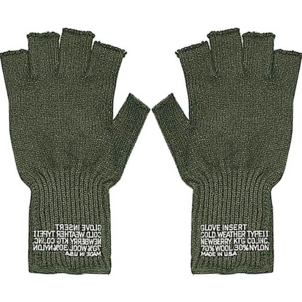 lined ragg wool gloves