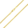 thumbnail image 7 of Nuragold 14k Real Yellow Gold Round Box 2.5mm Venetian LInk Chain Necklace (16"-30") Italian Jewelry for Men & Women, 7 of 7