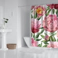 thumbnail image 3 of Waterproof Pioneer Shower Curtain 84x72 Inch Polyester Unique Colorful Floral Shower Curtain for Bathroom Hotel Home Decor with 12 Plastic Hooks, 3 of 5