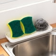 thumbnail image 5 of Bandeja de cocina, organizador de fregadero de doble capa para encimera de cocina/baño, soporte para jabón y esponja, 5 of 5