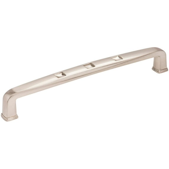 Jeffrey Alexander 910-160 Modena 6-5/16" Center To Center Handle Cabinet Pull - Nickel