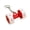 Red, variant on Keychain Pendant 3D Printed Dumbbell Charm Gym Keyring Sports Style Fitness Key Holder Backpack Accessories