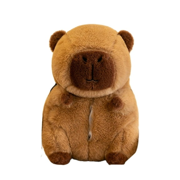 TISHITA Capybara Tissue Holder for Car Plush Animals Tissue Box Holder,Portable,Plush Paper Tissue Dispenser for Car,Home,Living Room