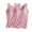 Pink, variant on fatyb 2 Pack Womens Tank Tops with Built in Bra Loose Comfort Padded Shirts Casual Undershirts S-4XL