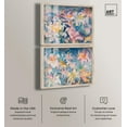 thumbnail image 2 of Pastel Riot Modern Boho Vibes Set Shadowbox Floral Abstracts by Art Remedy, Blonde Frame, 30 x 24, 2 of 6