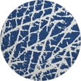thumbnail image 2 of Addison Rugs Mayfield Washable Transitional Organic Navy Round Rug, 8' x 8', 2 of 5
