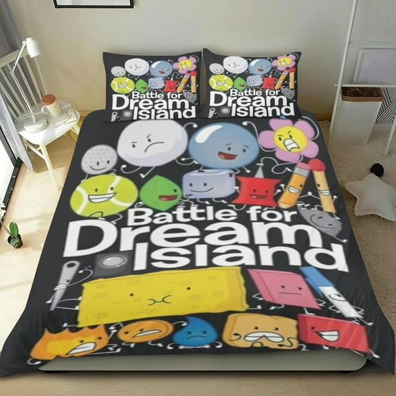 Battle for Dream Themed Bed Sheet Set Three Piece Set 53x79 Inches Comfortable And Skin Friendly Unique Design Creating A Star Studded Night Home Decor Gifts For Family Friends fans