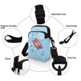 thumbnail image 4 of HELLHERO Adjustable Strap Women Shoulder Bag Men, Women Otter Pattern Polyester Casual Travel 4.33x1.97x7.09 Leakproof, 4 of 5