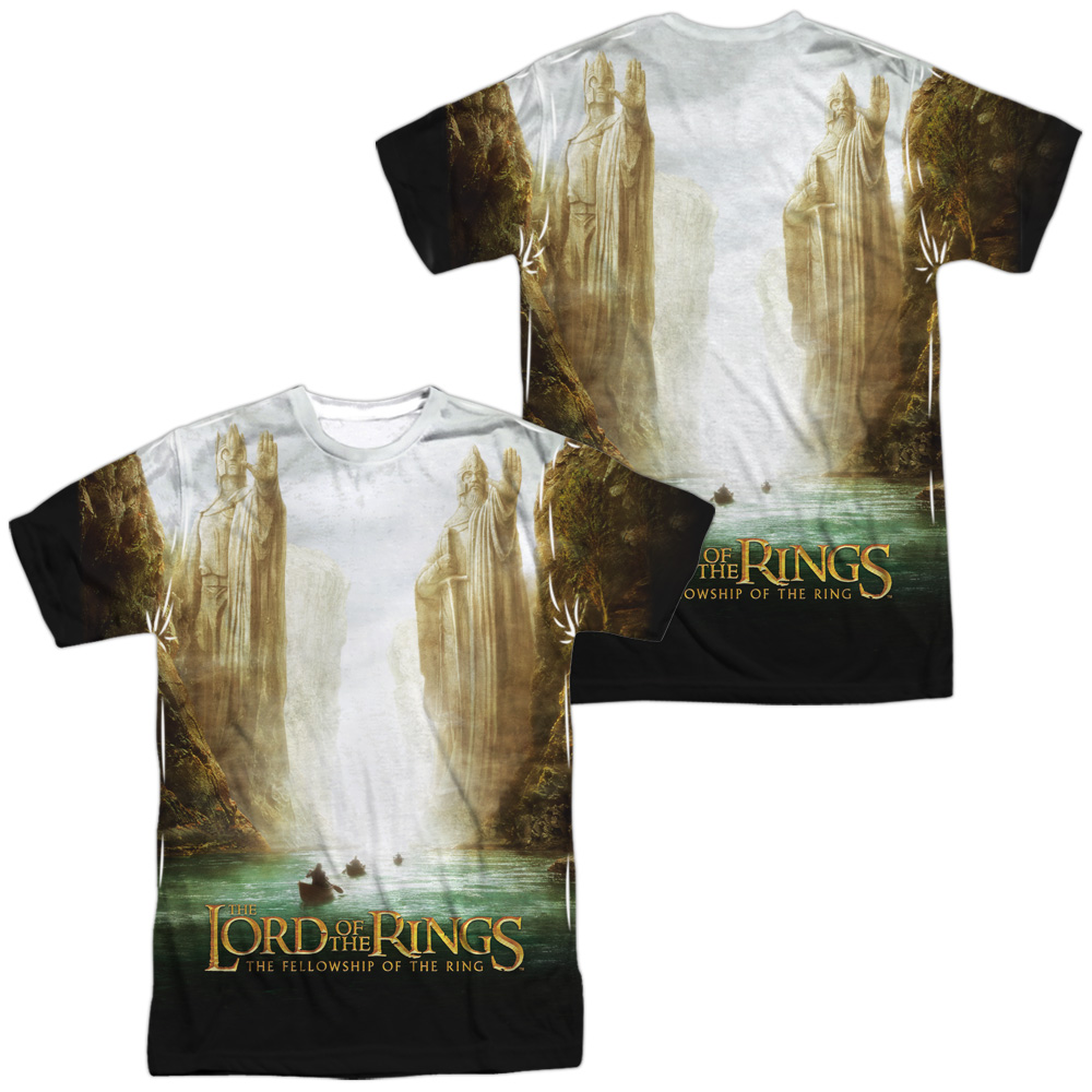 Lord of the Rings:Fellowship of the Ring Movie Poster Adult 2-Sided Print TShirt - image 3 of 3