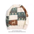thumbnail image 4 of Suéter navideño vintage, ropa de hombre, prendas de punto, invierno 2024, suéter americano grueso y suelto, jerséis nuevos, jerséis empalmados japoneses, 4 of 5