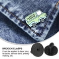 thumbnail image 5 of Eease 200 Rubber Pin Backs Butterfly Clutch Lapel Cap Keepers Black, 5 of 6