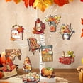 thumbnail image 6 of 36 Pcs Fall Tree Decorations Thanksgiving Tree Ornaments Pumpkin Gnome Leaf Truck Wood Cutouts Autumn Harvest Hanging Decoration for Holiday Party Supply, 6 of 6