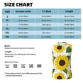 thumbnail image 6 of Balery Sunflowers Men's Sleeveless Muscle Shirts Workout Tank Top, Moisture Wicking, Odor Protection-Medium, 6 of 8