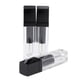 thumbnail image 1 of 3 Tubos de brillo de labios vacíos Colcomx de 4 ml botella de bálsamo labial contenedor recargable con cepillo Negro, 1 of 7