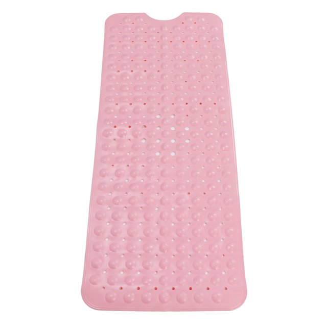 Alfombrilla para bañera, alfombrilla de ducha lavable a máquina antideslizante segura de PVC con ventosas para salón de belleza, baño, Spa