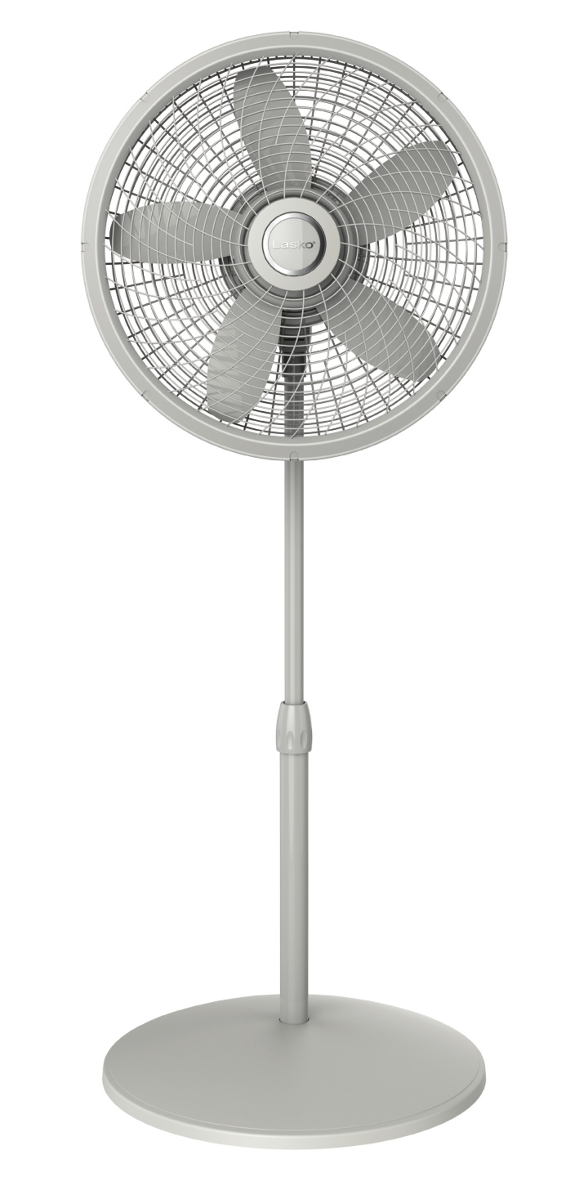 Lasko Cyclone 18" 3-Speed Adjustable Large Room Pedestal Fan, Gray, S18902